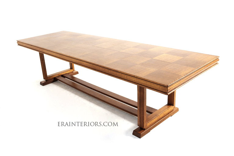Art Deco Oak Rectangular Dining Table