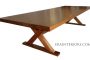 Contemporary Walnut Wood Dining Table