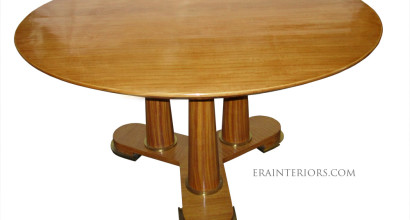 neoclassical round dining table